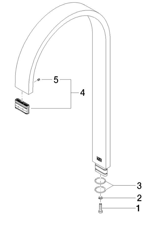 Artikelbild 2 des Artikels „DO Auslauf ET 90282215601 200 x 35 x 11 x 392 mm, 5,7 l/min. Platin gebürstet “
