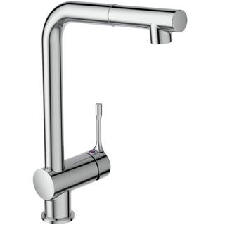 IS Spültisch-Einhebelmischer CeraLook A 207mm, h. Ausl., 1-Fkt-Handbrause, ND