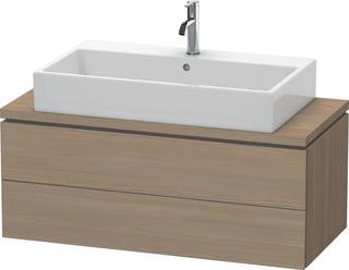 Duravit WT-Unterschrank Compact L-Cube 102x47,7cm, Ei ter, f Kons, 2 Schub.