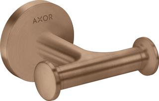 hansgrohe Handtuckhaken Axor doppelt, Wandmontage, brushed red gold