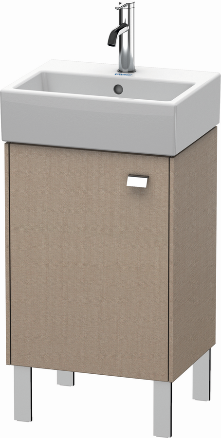 Artikelbild 1 des Artikels „Duravit Waschtisch-Unterschrank Brioso 43,4x33,9x57cm, steh., T li, chr/Leinen Tür links | chrom/Leinen“