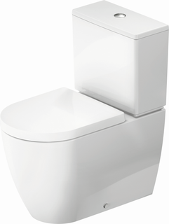 Duravit St.Tiefsp. Kombi Me by Starck 37x65cm, 4,5 l, riml, Abg. waag., we. WG