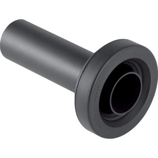 Geberit Anschlussstutzen d 45mm, m Mansch. a EPDM, PE-HD, schwarz