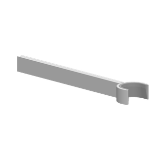 DO Halter Brausearm ET 90172004500 150 x 225 x 90 mm Dark Platinum gebürstet
