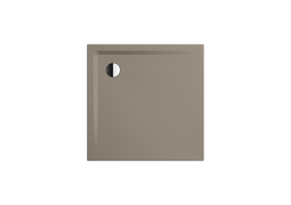 Kaldewei Duschwanne SUPERPLAN 1858-1 100x100x2,5cm, Secure Plus, warm grey60