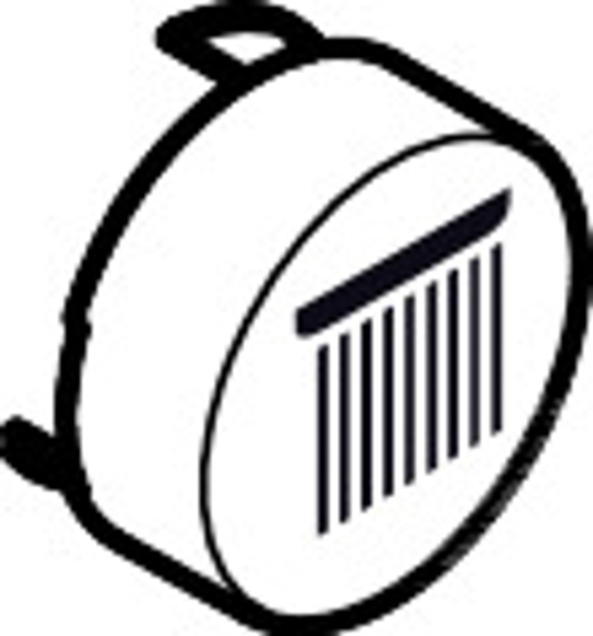 Artikelbild 1 des Artikels „hansgrohe Druckknopf f UP-THM, Ta. Kopfbr. Rain groß, schwarz Taste Kopfbrause Rain groß | schwarz“