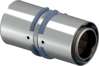 Uponor Press-Kupplung 40 x 40 mm, Messing verzinnt