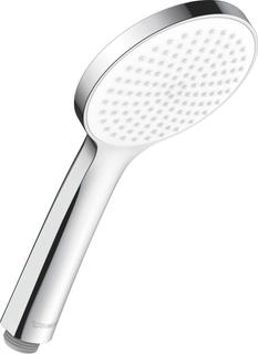 Duravit Handbrause 1jet 110 245mm, Anschl.-G. G 1/2, chrom/weiß