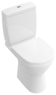 V&B Stand-Tiefspül-WC O.Novo Compact 36 x 60,5 cm, Abgang waagerecht, spülrandlos, DirectFlush