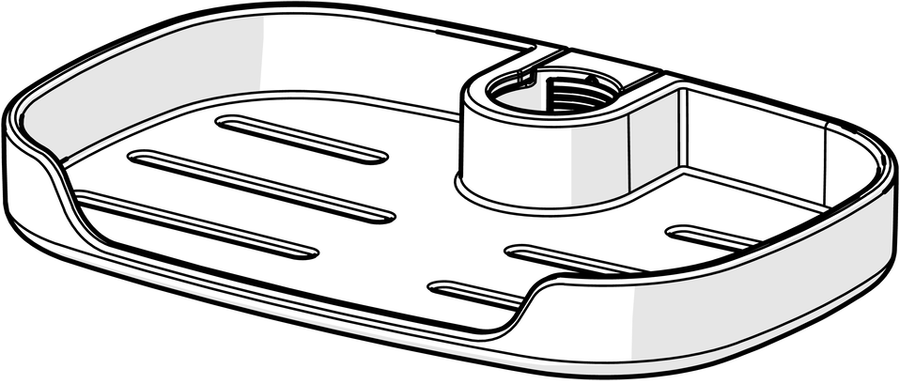 Artikelbild 2 des Artikels „Hansa Seifenschale HANSAACTIVEJET halbtransparent halbtransparent“