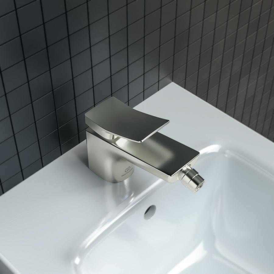 Artikelbild 6 des Artikels „IS Bidet-Einhebelmischer Conca Ausl. 133mm, m Abl.-Garnitur, si storm silver storm“