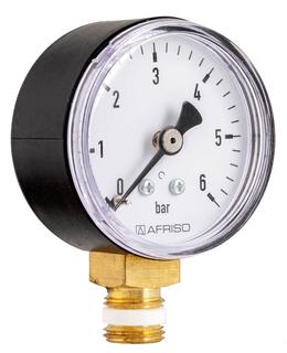Afriso Rohrfedermanometer RF 50 radial 0/16 bar, G 1/4 B, Gehäuse-d= 50mm