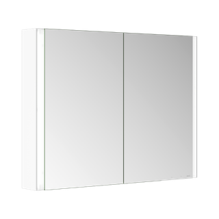 Keuco Spiegelschrank 2-türig Somaris 100x71x12,7cm, we. ma, AP, m Spiegel-Hz.