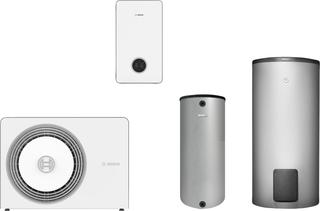 BOSCH Luftwärmepumpen-Paket BOPA CS794 AW 10 OR-T, CS6800iAW 12 E, BH200,WH370