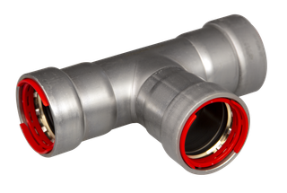 AIPS T-Stück VSH PowerPress C9414 1", I/I/I, St., ZnNi-besch., EPDM O-Ring