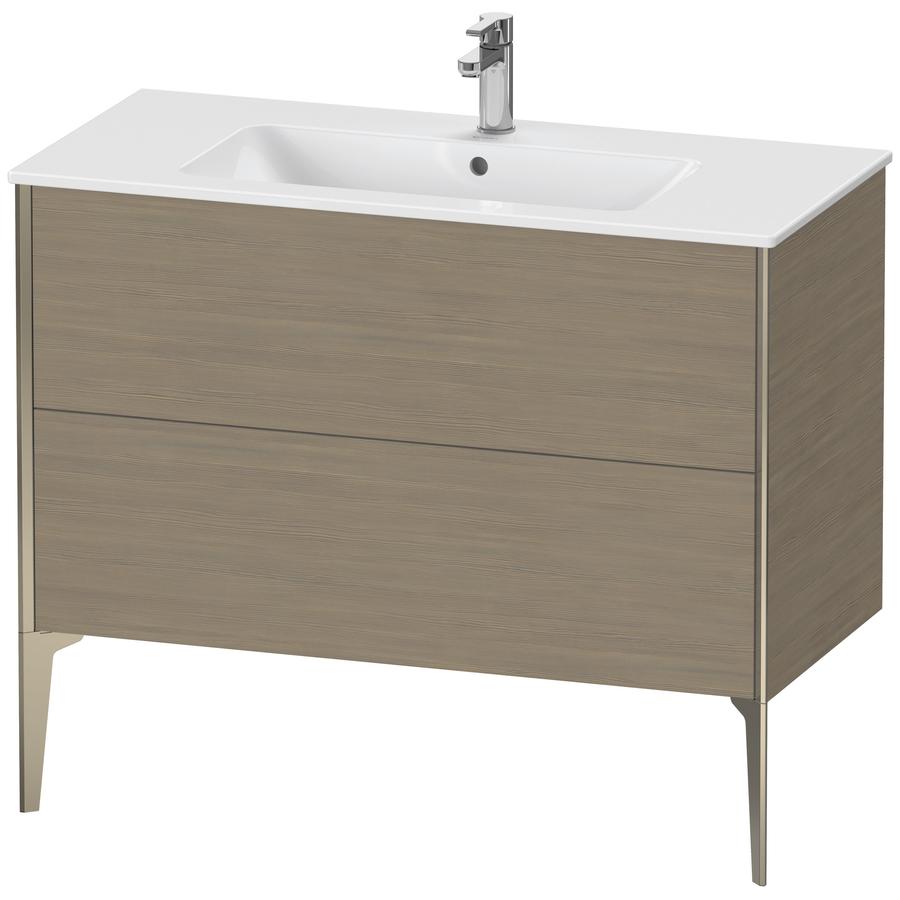 Artikelbild 1 des Artikels „Duravit Waschtisch-Unterschrank XViu 101x48x59,4cm, E te, 2 AZ, st, Champ. m 101 x 48 x 59,4 cm | Eiche terra“