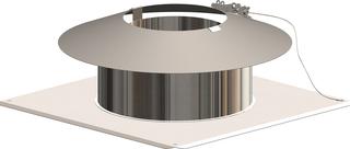 ATEC Mündungs-Set PolyTop DN 160, 400x400mm, Edelstahl