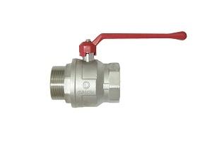 Strawa Kugelhahn 2 1/2" IGx2 1/2" AG, Griff rot