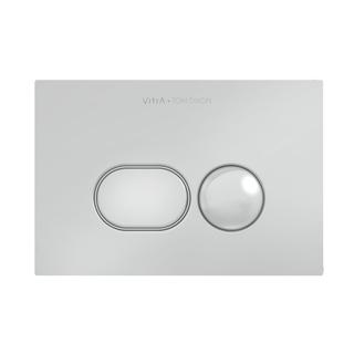 VitrA Betätigungsplatte Liquid 250x10x170mm, ABS, f 2-Mg-Spül., chrom