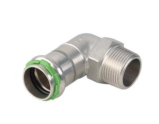 AIPS Übergangsw. VSH SudoPress VCE092G 15xR 1/2, ES, 90Grad, AG, EPDM-O-Ring