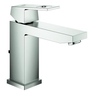 GROHE WT-Einhebelmischer Eurocube 1/2", M-Size, m Abl.garn, supersteel