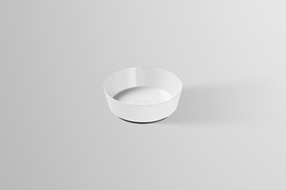 Alape Schalenbecken SB.CO375 375x115mm, we, o. Hahnloch und Überlauf