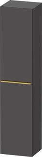 Duravit Hochschrank D-Neo 40x36cm, 1 Tür, 5 Bö, An L, g pol/gra ma