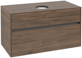 V&B Waschtischunterschrank Collaro 100x54,8x50cm, WT mittig, arizona oak
