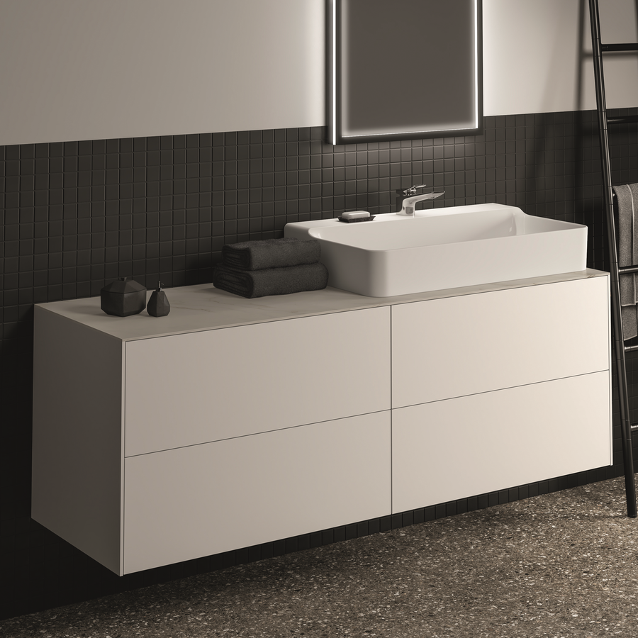 Artikelbild 5 des Artikels „IS Waschtisch-Unterschrank Conca 4 A, o WT-Pl., 158,5x50,5x54cm, w m lac 158,5 x 50,5 x 54 cm | weiß matt lackiert“