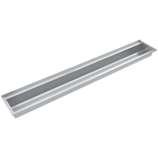 AR Waschrinne, PLANOX, Edelstahl, W.-Mont., 3000x210x442 mm, m. Arm-bank