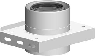 ATEC Konsole PolyClassic +Iron/White DN 100/150, PP, Edelstahl weiß