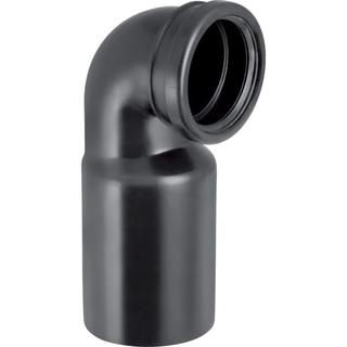 Anschlussbogen PE 90°, PE-HD, für Wand-WC