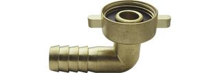 ASW Winkelschlauchverschraubung Schl. 3/8", Überw. 3/4", 2-tlg, MS roh