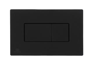 IS WC-Betätigungsplatte P2 Solea 230x10x146mm, pneumatisch, schwarz