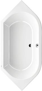 Polypex Eck-Badewanne EASY 1500 150x150cm, bahamabeige
