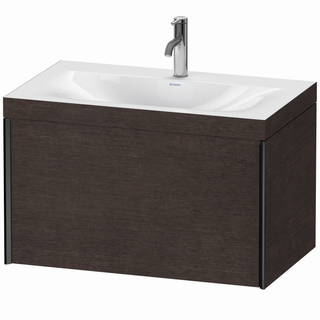 DU WTU m.Viu XViu,1 AZ,503x800x480mm 1Hl schw. m./eiche dunk. g,Ra. C ES Nussb