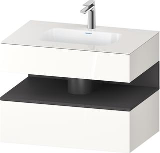 Duravit EinbauWT-Möbel-Set Qatego 80x55x60cm, gra m/we g, Kon-WTU, B
