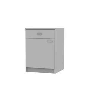 STS Regina Beistellschrank 500x820x570 aufg. verp., Schub, Tür li., Arbeitspl.
