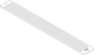 BOSCH Ersatzteil TTNR: 87183403180 Aufsteckgitter 20/22-1800 RAL9016 everp