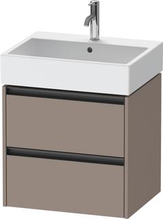 Duravit Waschtisch-Unterschrank Ketho.2 58,4x46cm, bas. ma, 2 Schub., wandh