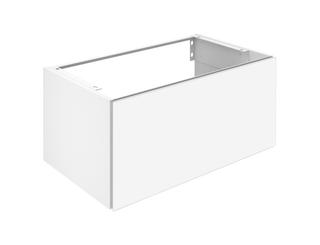 Keuco Waschtisch-Unterschrank X-Line D m w, Gl. we., 80x40x49cm, 1 Frontausz.