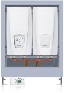 Clage Durchlauferhitzer DSX Touch Twin 18/21/24/27 kW, 380-415 V, kpl, el ger.