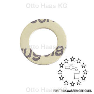 HAAS Trinkwasserdichtung für Überwurfmutter 11 x 18,5 x 1,8 mm, W 270