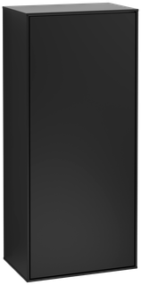 V&B Seitenschrank Finion 41,8x93,6x27cm, Anschl li, bla m lacquer