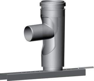 Wolf Stützbogen DN 60 - DN 80, 87G, PP, b 120 GC, m Schi