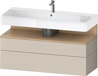 Duravit Waschtisch-Unterschrank Qatego 119x47x59cm, E na/tau m, 1 Kast, 1 Ausz.