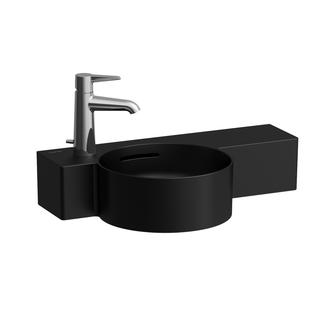 Laufen Handwaschbecken VAL 55x31,5cm, Ab r, o. ÜL, Hahnl. li, sw ma