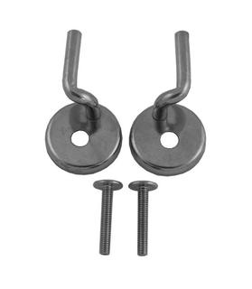 Duravit Scharnier-Set f Sitz ohne Absenkautomatik, Edelstahl