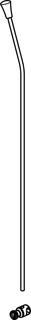 IS Zugstange, B960691, Chrom