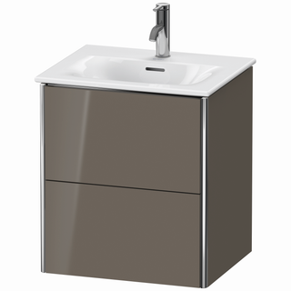 Duravit Waschtisch-Unterschrank XSquare 51x41,8x56cm, 2 La, wandh, flan. Gr hgl